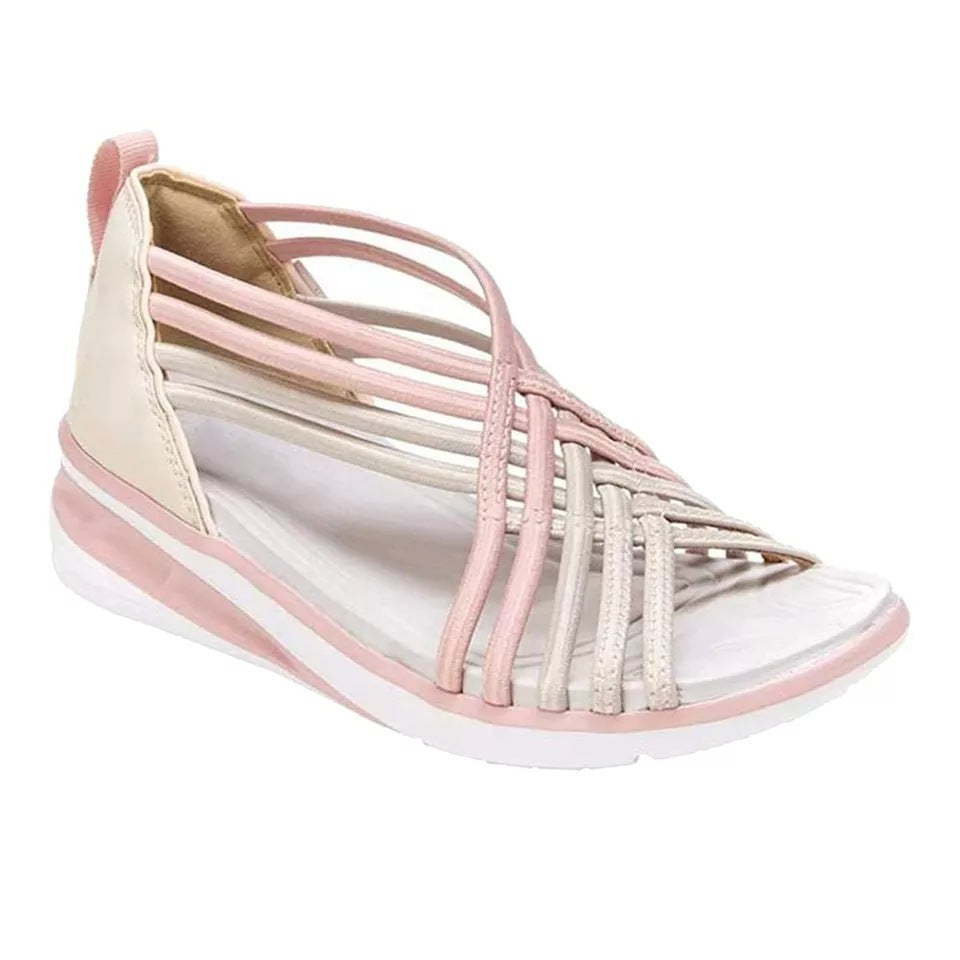 Low-cut Breathable Sports Braided Fish Mouth Shoes